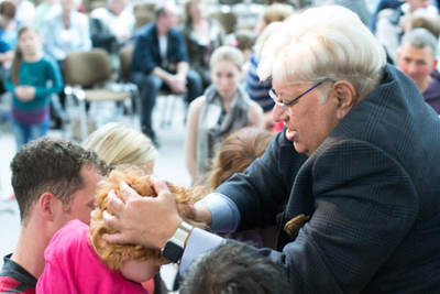 Blessing the children in Germany